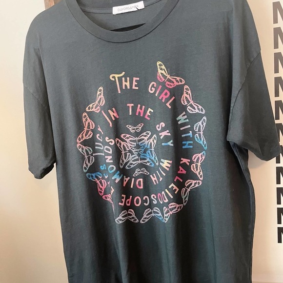 NEW Free People x Daydreamer The Girl With The Kaleidoscope Merch Tee - Picture 5 of 13